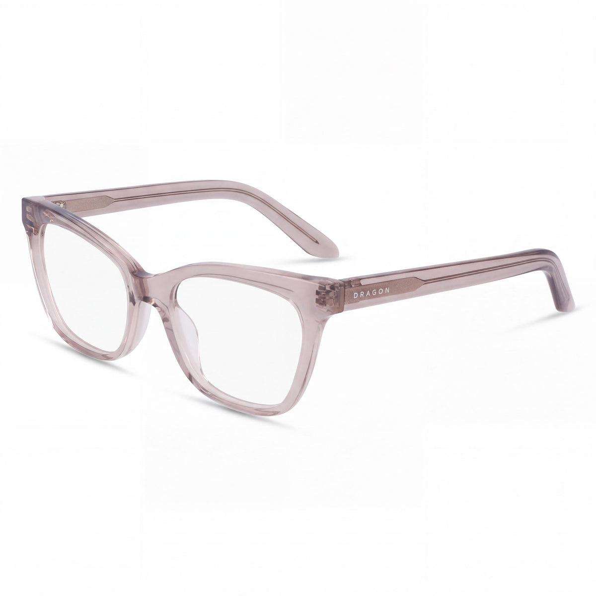 Gafas graduadas de acetato para hombre DRAGON 2055, color cristal gris claro, 53-18-140, Photo 1