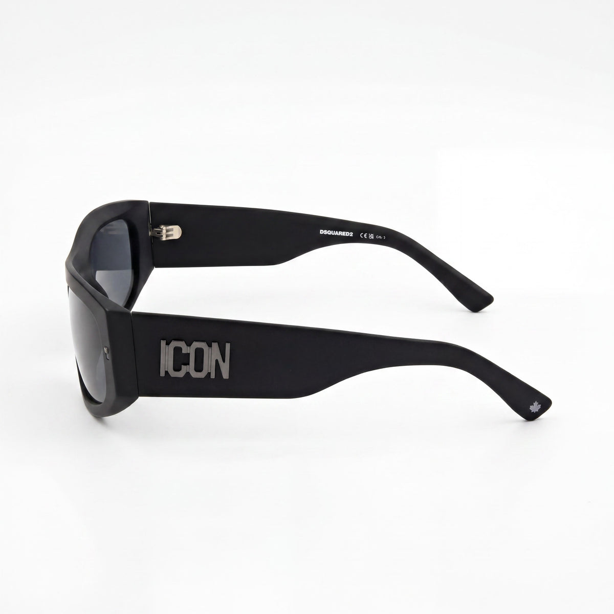 Dsquared2 0016/S Matte Black Shield Sunglasses for Men, 57mm, Photo 3