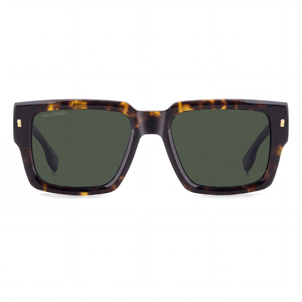 Dsquared2 0143/S Square Sunglasses for Men — front view, Polyamide frame