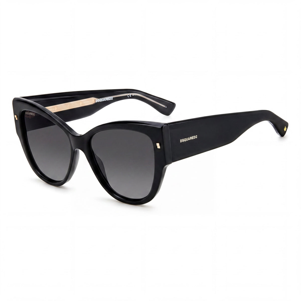 Dsquared2 D2 0016/s Black Gold Butterfly Sunglasses for Women, 56mm, Photo 1