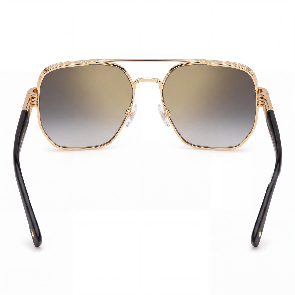 Gafas de sol cuadradas para mujer Dsquared2 D2 0083/S Gold Havana, 58mm, Photo 3