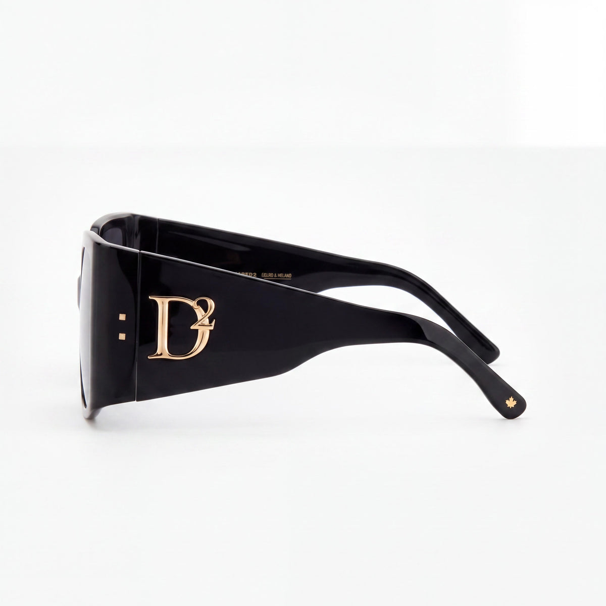 Gafas de sol cuadradas Dsquared2 D2 0096/S negras/grises para mujer, 56 mm, Photo 3