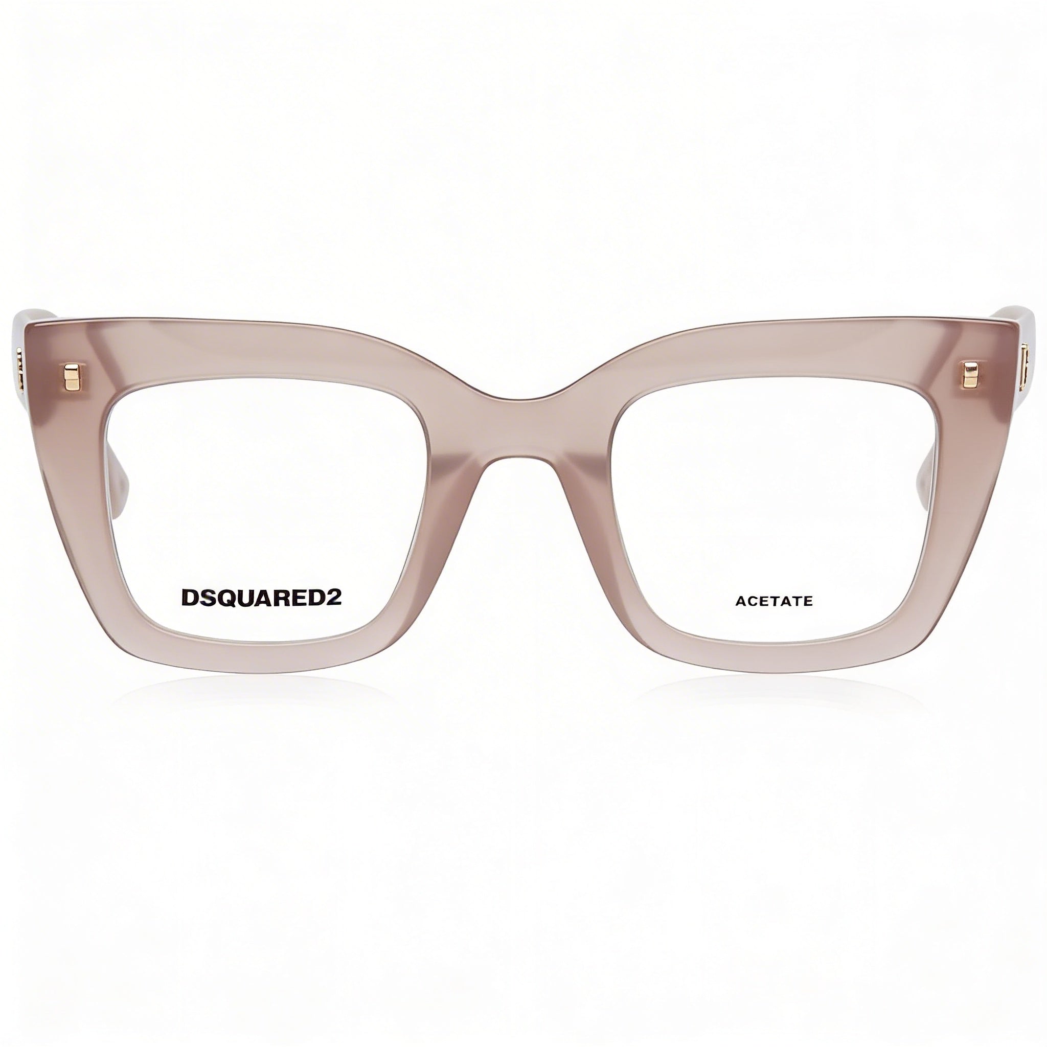 Gafas de sol modernas DSQUARED2 para mujer, montura de acetato rosa, sin polarizar, ancho de lente de 47 mm, Photo 2