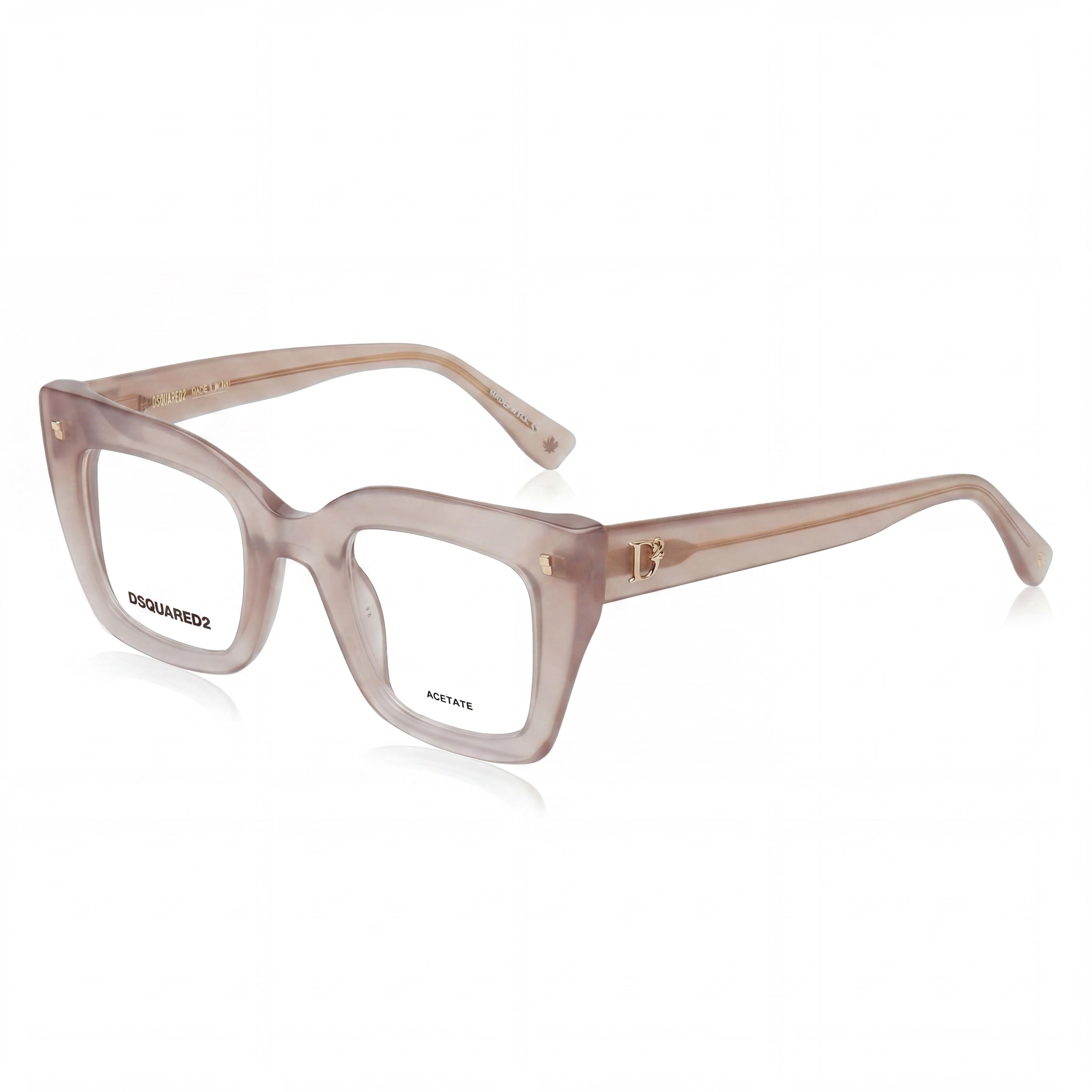 Gafas de sol modernas DSQUARED2 para mujer, montura de acetato rosa, sin polarizar, ancho de lente de 47 mm, Photo 1