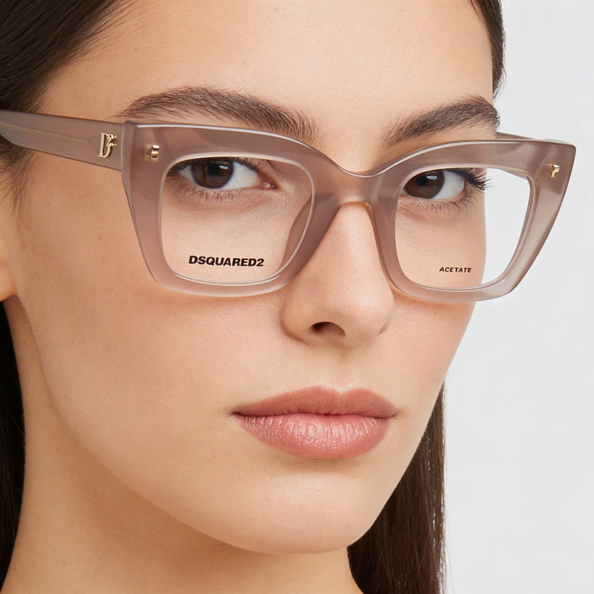 Gafas de sol modernas DSQUARED2 para mujer, montura de acetato rosa, sin polarizar, ancho de lente de 47 mm, Photo 4