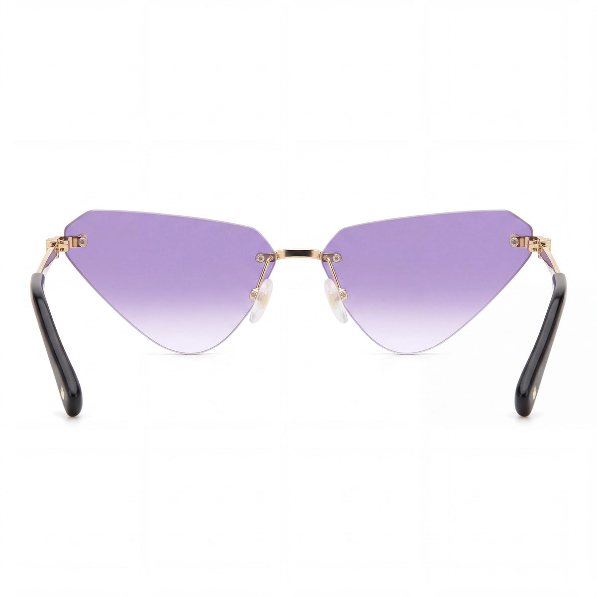 Dsquared2 D2 0108/S Gold Violet Cat Eye Sunglasses for Women, 63mm, Photo 4