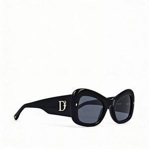 Dsquared2 D2 0137/S Cat Eye Sunglasses Unisex — front view, Acetate frame