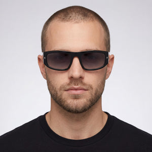 Dsquared2 ICON 0016/S Black Sunglasses Men — lifestyle wear, city streets and open-air cafes
