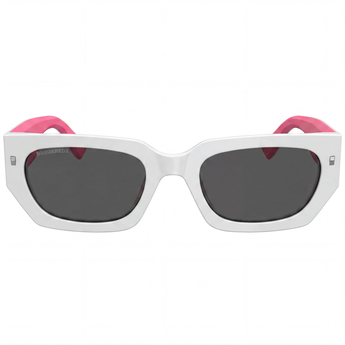 Dsquared2 Icon 0017/S White Rectangle Sunglasses for Women, 53mm, Photo 2