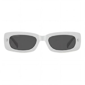 Dsquared2 ICON 0020/S Rectangle Sunglasses for Women — front view, Cellulose frame