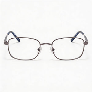 Elasta E 7221 Rectangle Eyeglasses for Men — front view, Metal