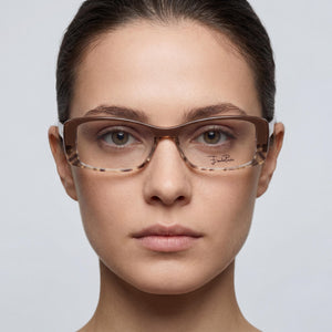 Emilio Pucci 2651_204 Brown Eyeglasses Unisex — lifestyle wear, office and daily use