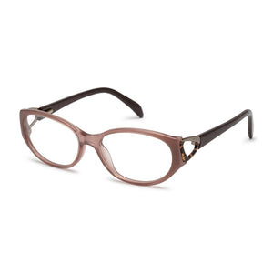 Emilio Pucci Brown Rectangle Eyeglasses Unisex, frame front view