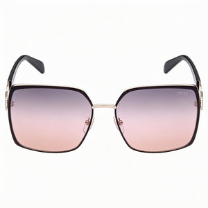 Emilio Pucci Ep0169 Rectangle Sunglasses for Women — front view, Acetate frame