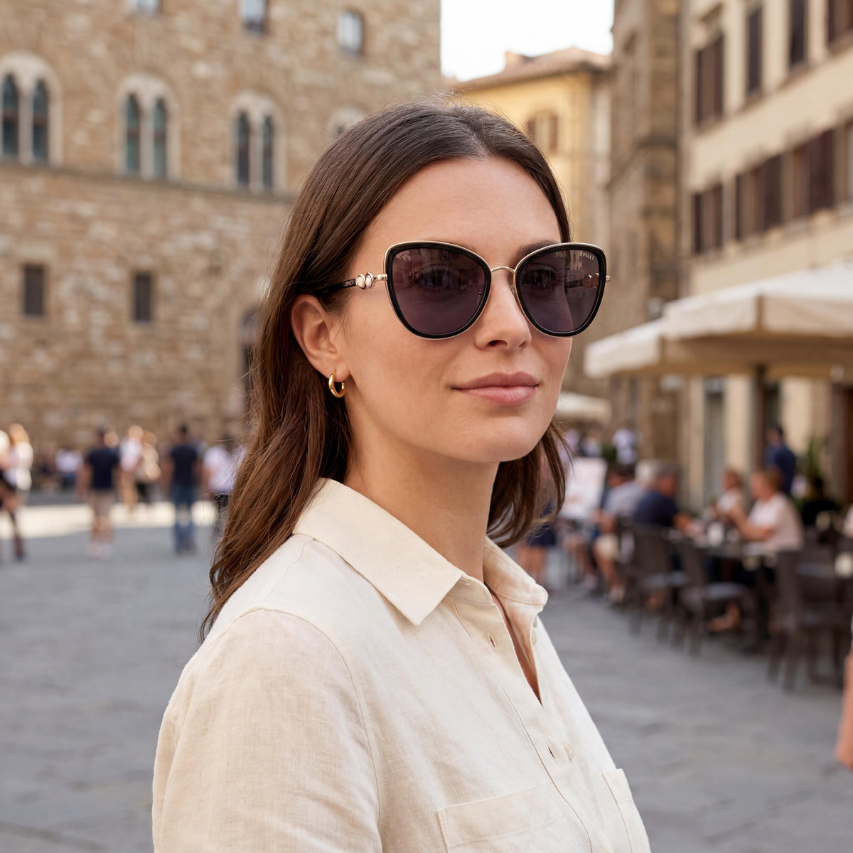 Emilio Pucci EP0184 Black Butterfly Sunglasses Unisex, 57mm, Photo 5