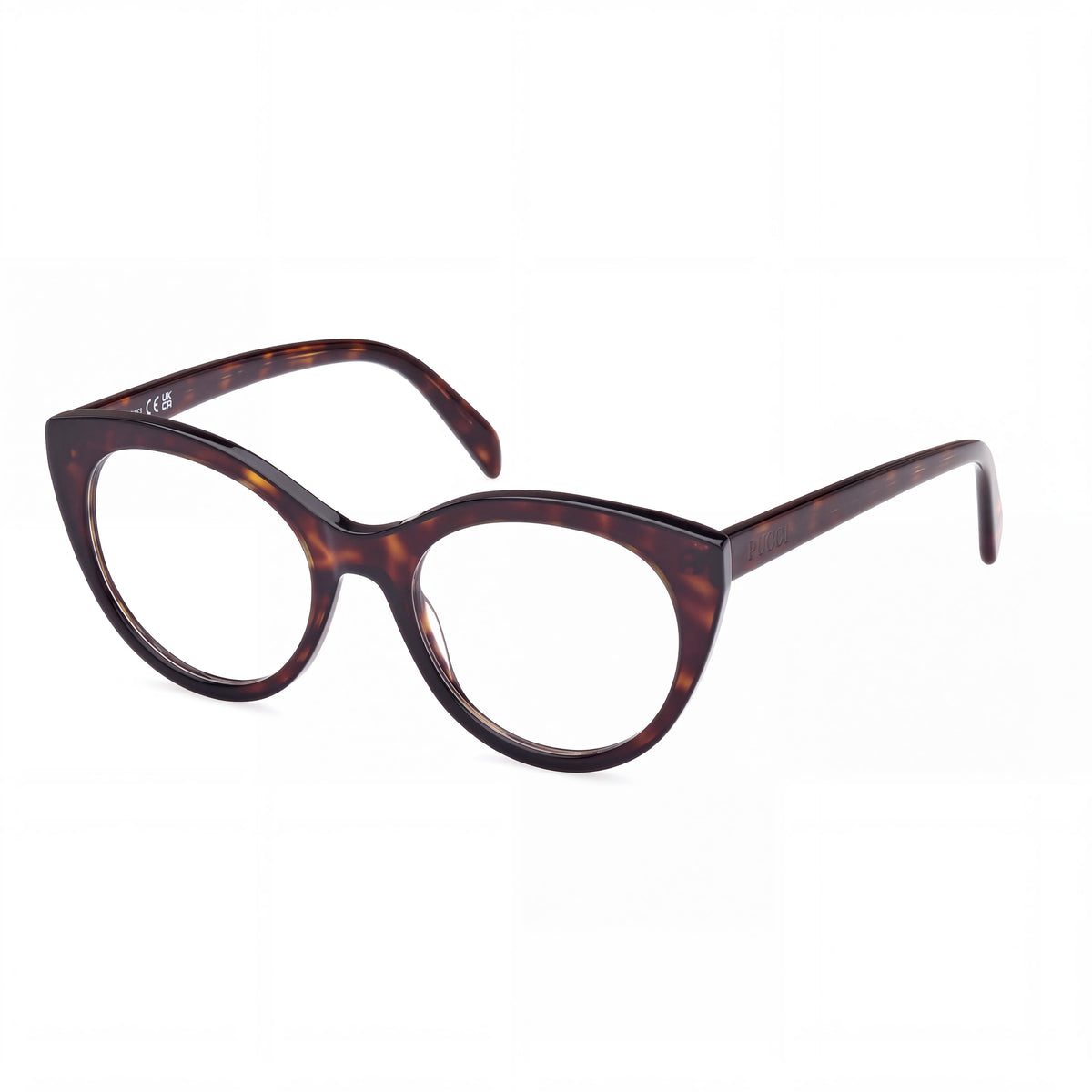 Emilio Pucci EP5240 Black/Havana Cat Eye Eyeglasses for Women, 51mm, Photo 1