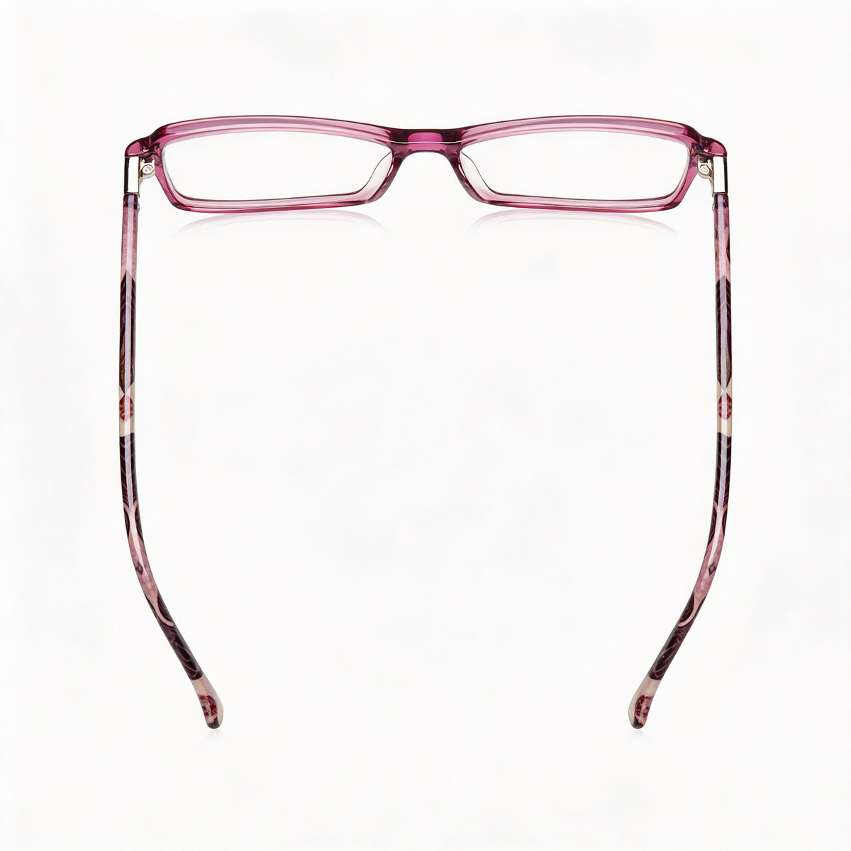 Emilio Pucci Purple Rectangle Eyeglasses Unisex, Composite Lens, Photo 3