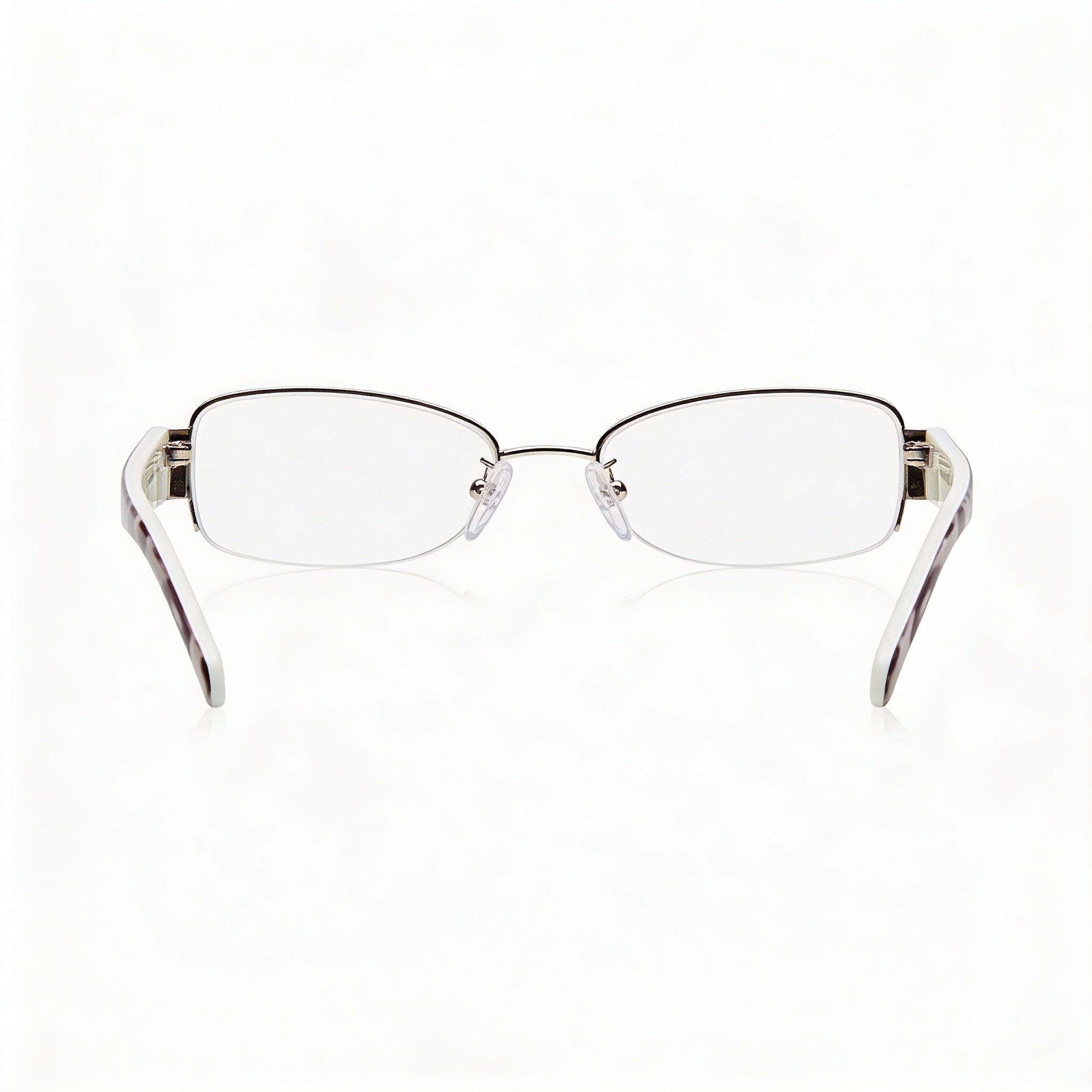 Emilio Pucci Silver Rectangle Eyeglasses Unisex, 53mm, Photo 4