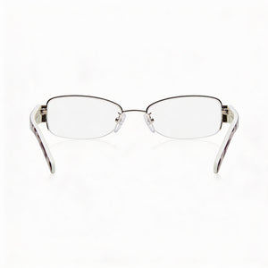 Emilio Pucci Rectangle Eyeglasses Unisex — interior view frame detail