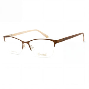Emozioni 4379 Brown Rectangle Eyeglasses for Women, Metal frame