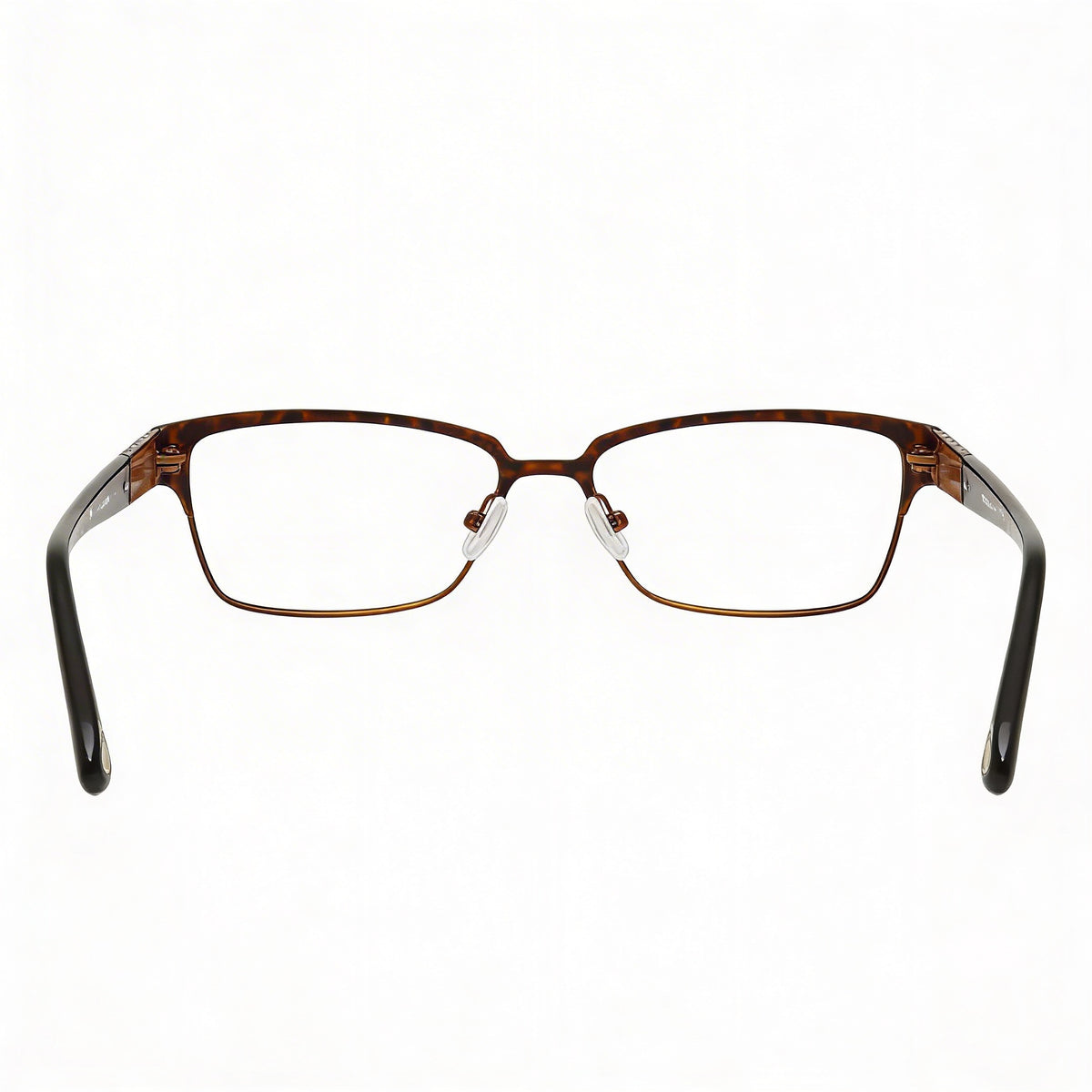 Emozioni Havana Rectangle Eyeglasses Unisex, Metal, Photo 3