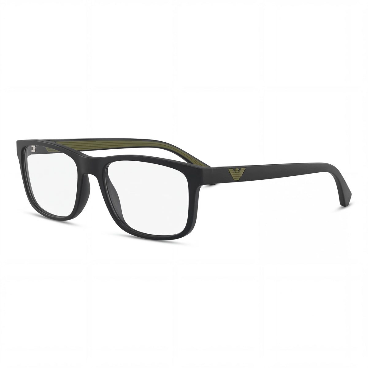 Gafas graduadas Emporio Armani 5042 negro mate/verde para mujer, 55 mm, Photo 1
