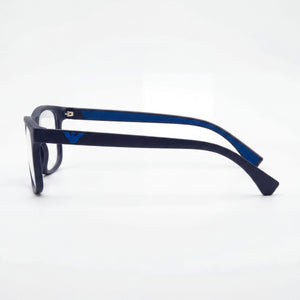 Emporio Armani EA 3147 Rectangle Eyeglasses for Men — front view, Plastic