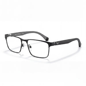 Emporio Armani EA1105 3014 Black Rectangle Eyeglasses Unisex, Plastic frame