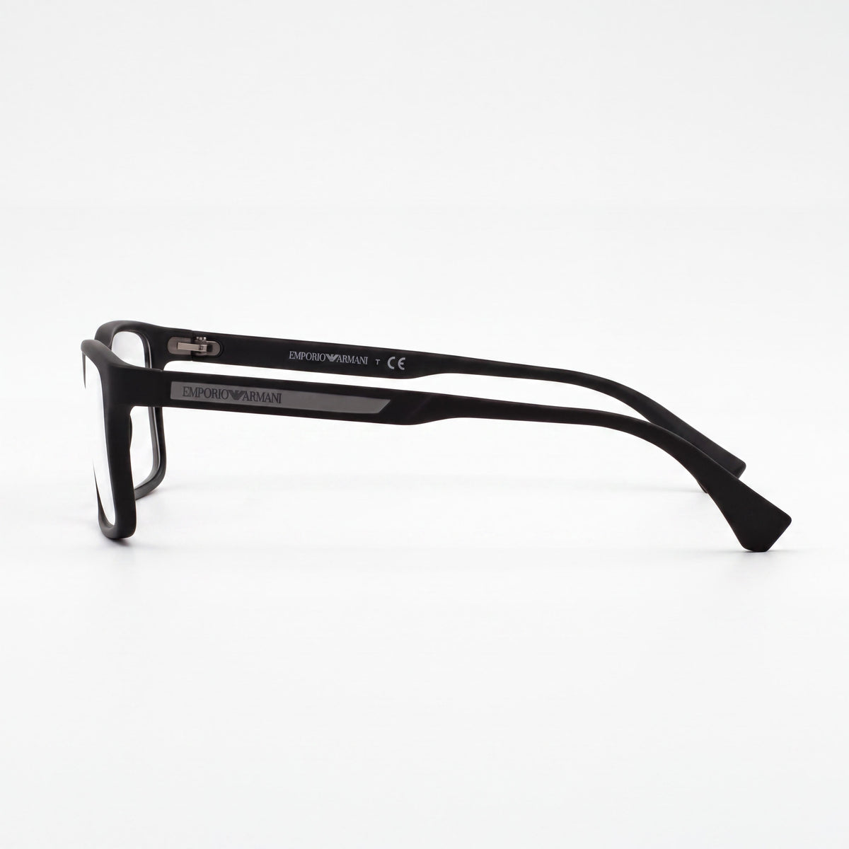 Gafas Emporio Armani EA3038 para Hombre, Montura Completa Rectangular de Plástico, Goma Negra, Ancho de Lente 54mm, Photo 3