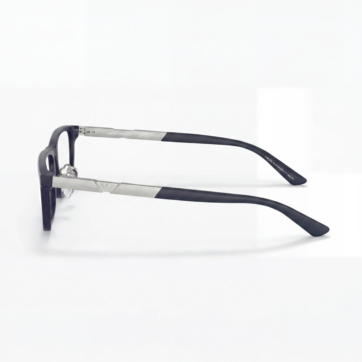 Gafas graduadas rectangulares para hombre Emporio Armani EA3251D en azul, 55 mm, Photo 2