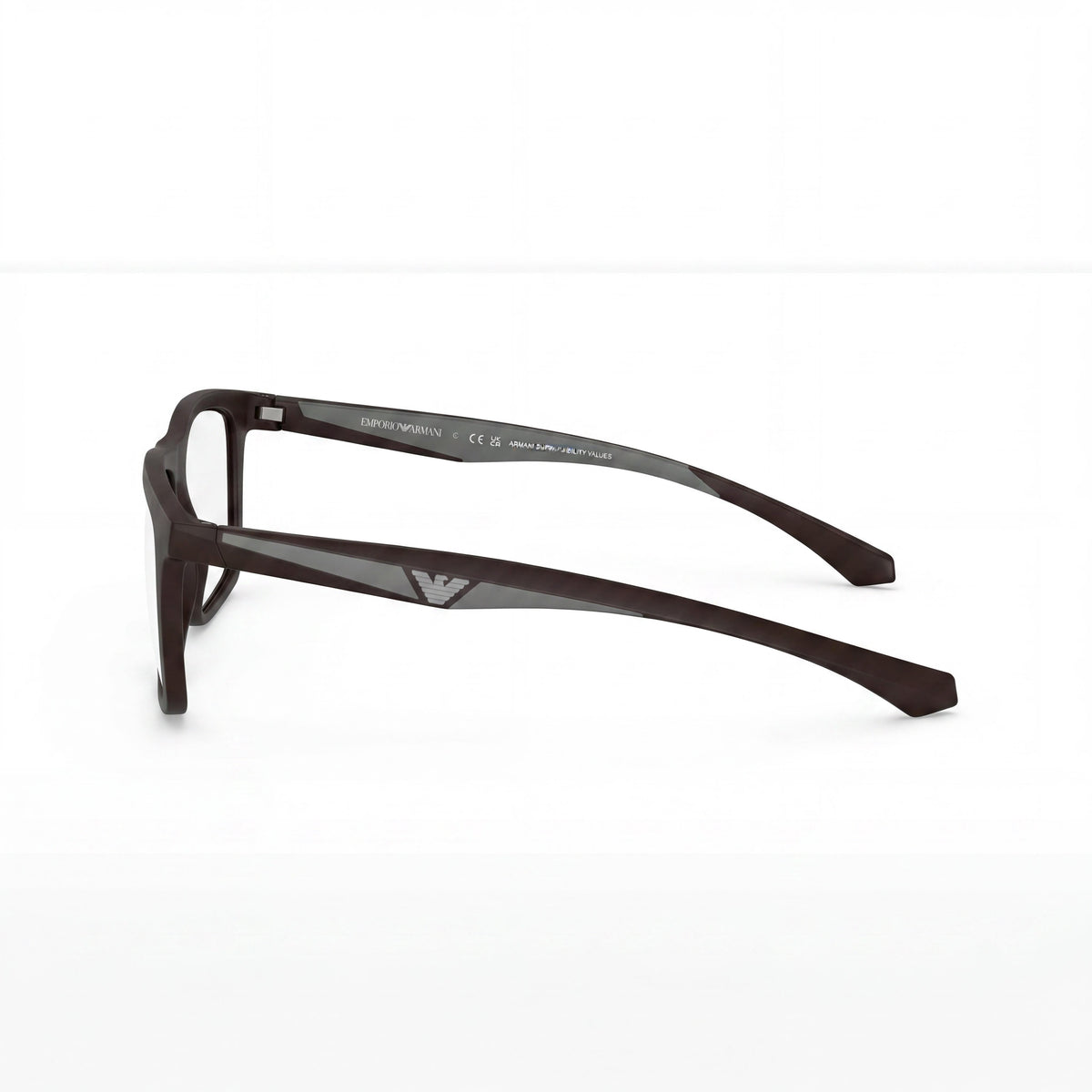 Gafas graduadas rectangulares negras Emporio Armani Ea4235 para mujer, 53 mm, Photo 2