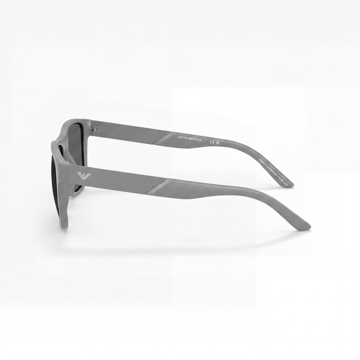 Emporio Armani EA4243 Matte Grey Square Eyeglasses for Women, 56mm, Photo 3