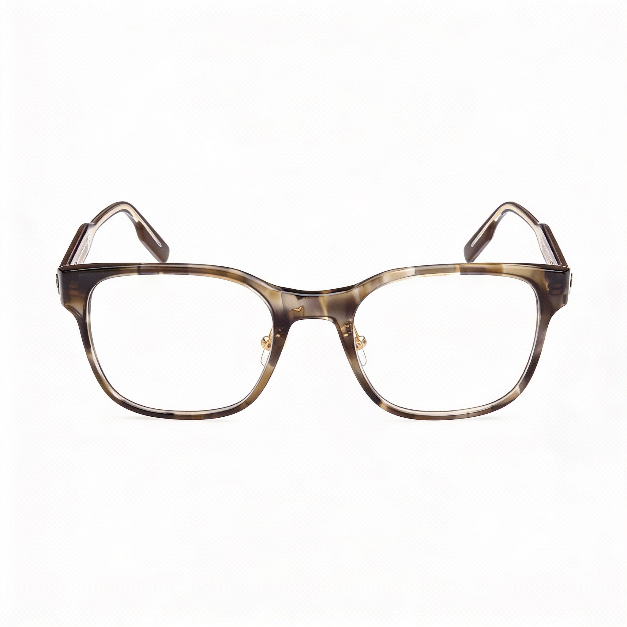 Ermenegildo Zegna EZ5253 Havana Rectangle Eyeglasses for Men, Photo 2