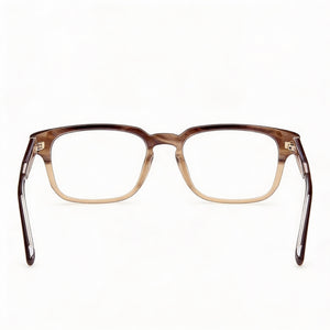 Ermenegildo Zegna EZ5262 Rectangle Eyeglasses for Men — front view, Plastic