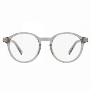 Ermenegildo Zegna EZ5269 Round Eyeglasses for Men — front view, Brown
