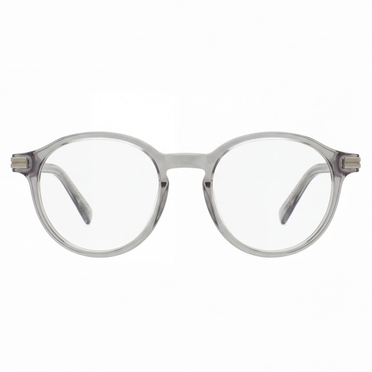 Gafas graduadas Ermenegildo Zegna para hombre 5269@48048# de policarbonato transparente en marrón oscuro brillante, 48 mm, Photo 2