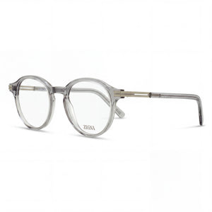 Ermenegildo Zegna EZ5269 Gray Round Eyeglasses for Unisex, Plastic frame