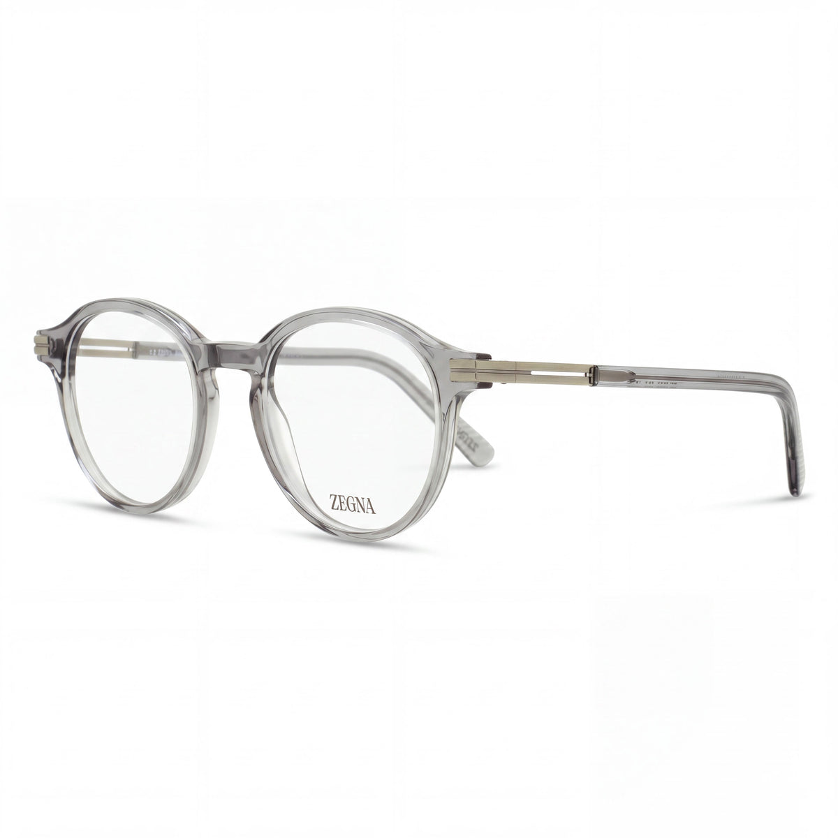 Gafas redondas unisex Ermenegildo Zegna EZ5269 grises, Photo 1