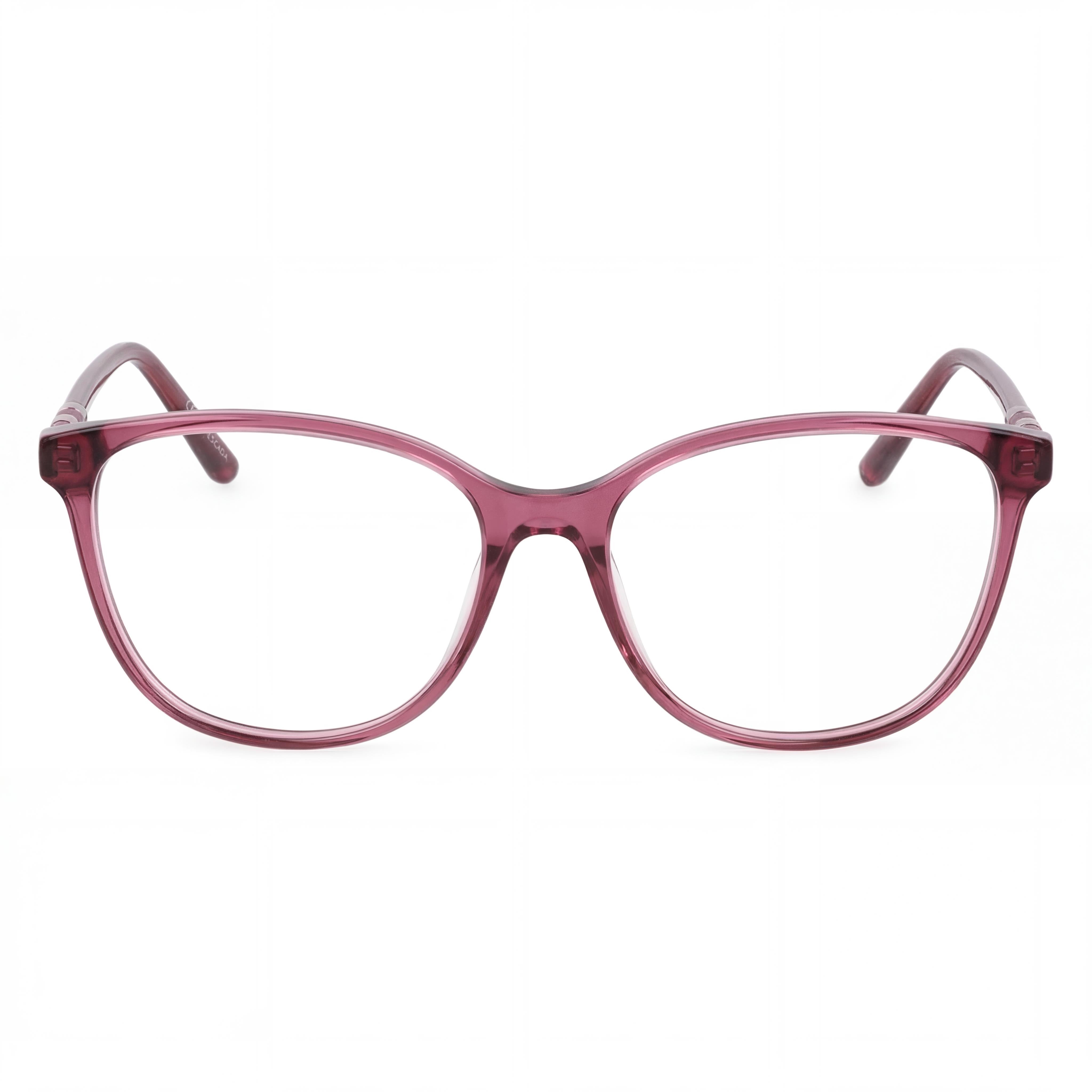 Escada Wine Red Rectangle Eyeglasses for Women, Acetate 53mm, Photo 2