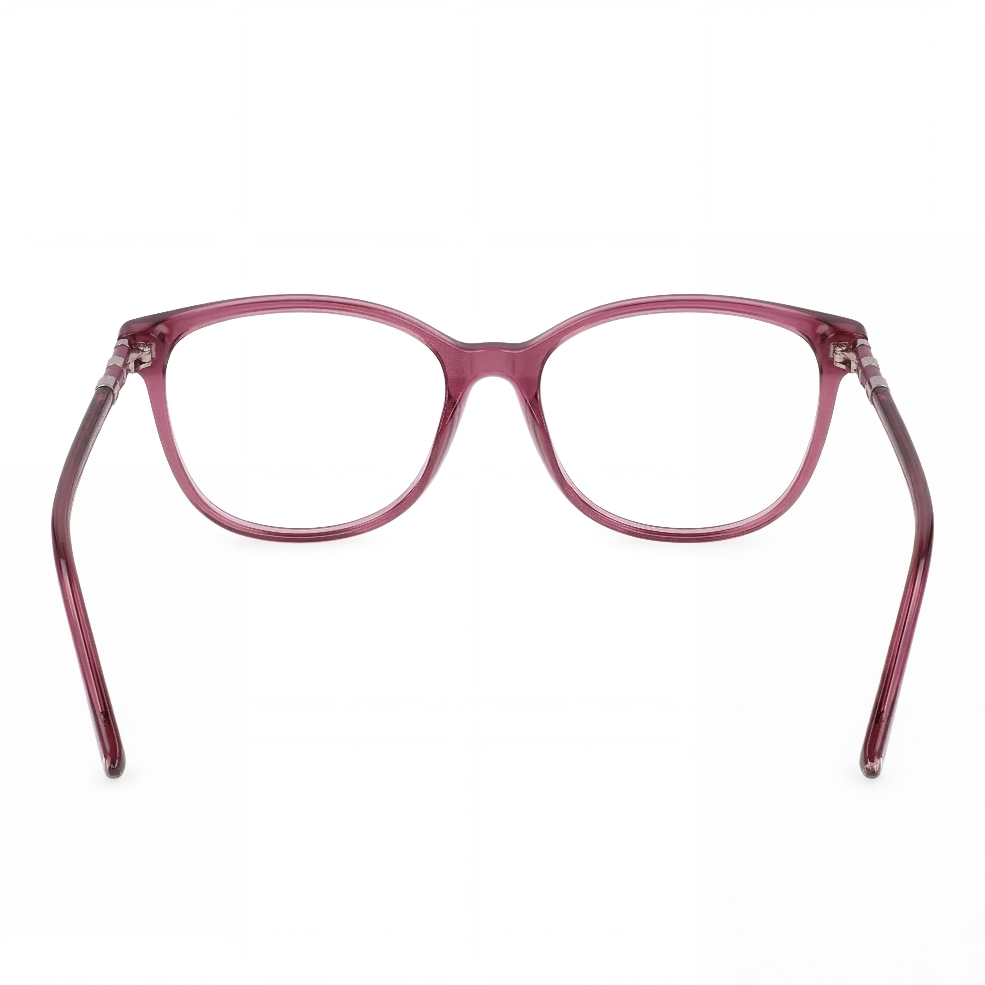 Escada Wine Red Rectangle Eyeglasses for Women, Acetate 53mm, Photo 3