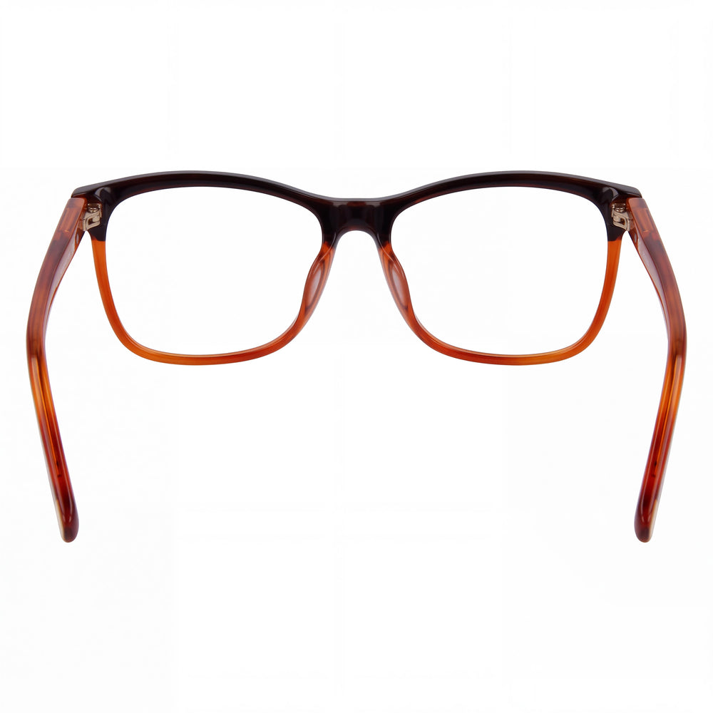 Escada Vesa13 Square Eyeglasses Men — side view, Havana temples