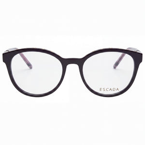 Escada VESD86V Rectangle Eyeglasses for Women — front view, Acetate