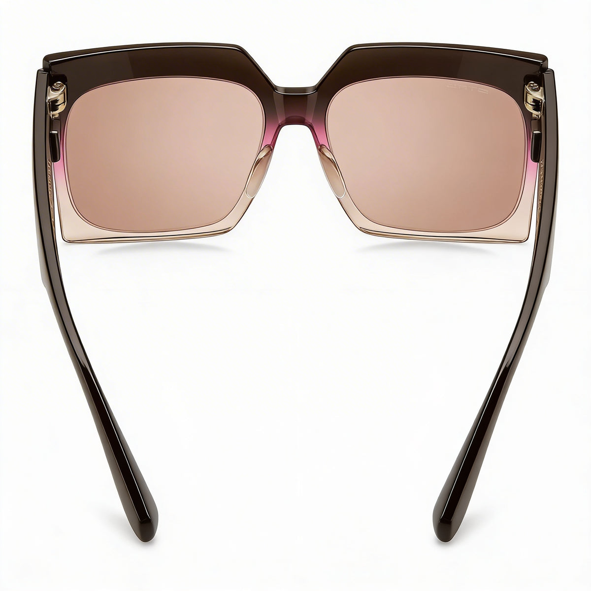 Etro 0002/S Brown, Fuchsia Rectangle Sunglasses for Women, 60mm, Photo 4