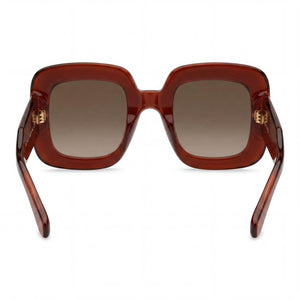 Etro 0015/S Square Sunglasses for Women — interior view, Non-Polarized lens detail