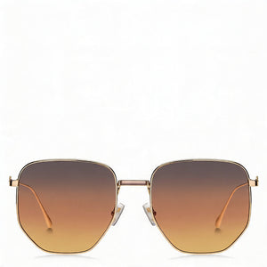 Etro 0020/S Rectangle Sunglasses for Women — front view, Metal frame