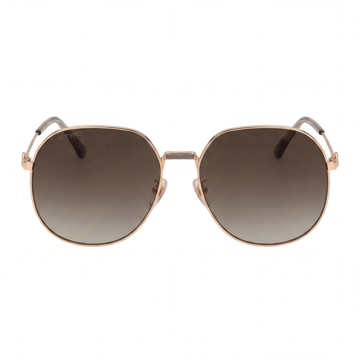 Etro 0061/F/S Gold Copper/Brown Oval Sunglasses for Women, 60mm, Photo 2