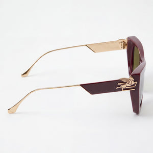 Etro Casual Butterfly Sunglasses Unisex — front view, Acetate frame