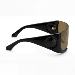 Etro Casual Rectangle Sunglasses Women — side view, Non-Polarized Brown lens