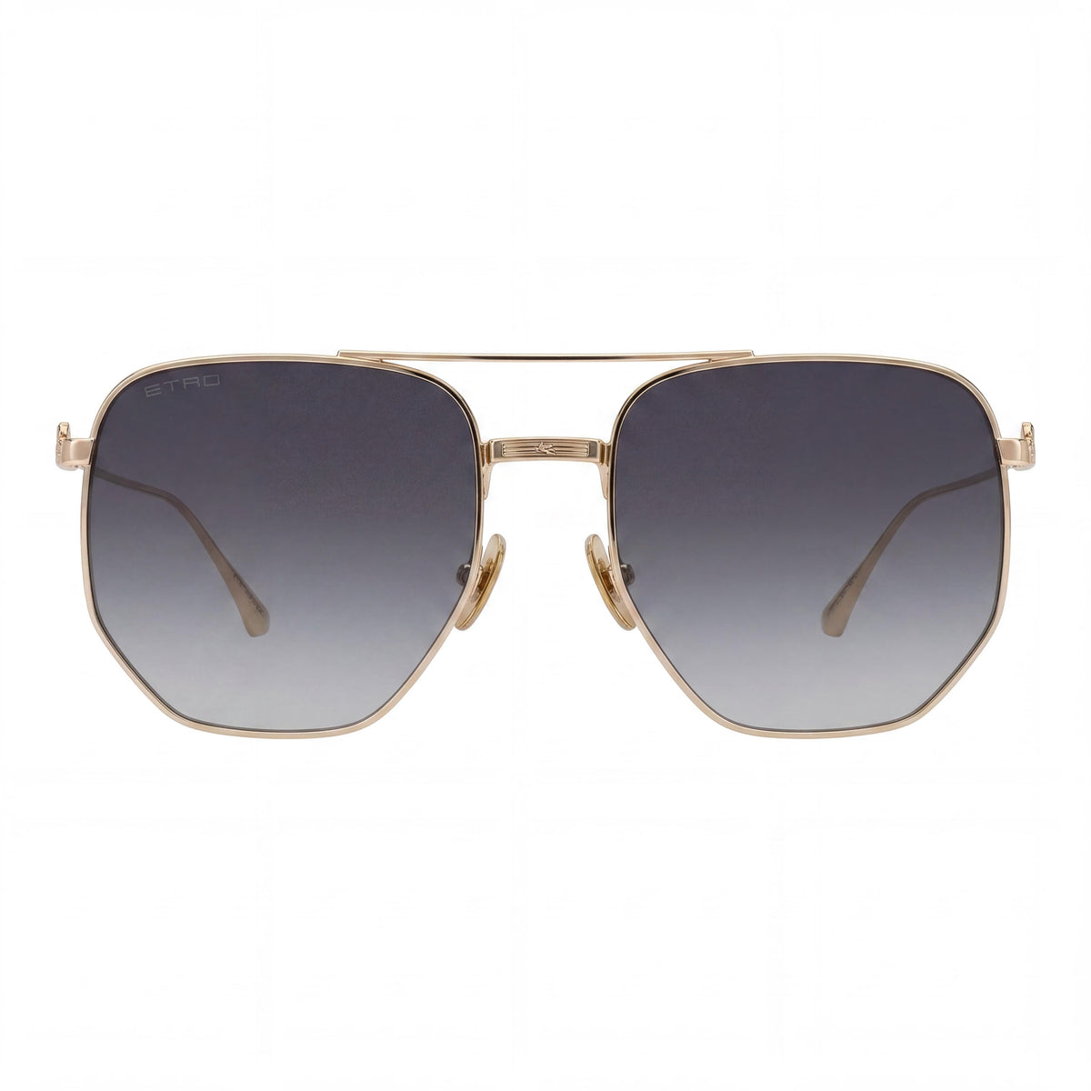 Gafas de sol de aviador Etro en oro rosa para mujer, 60 mm, Photo 2