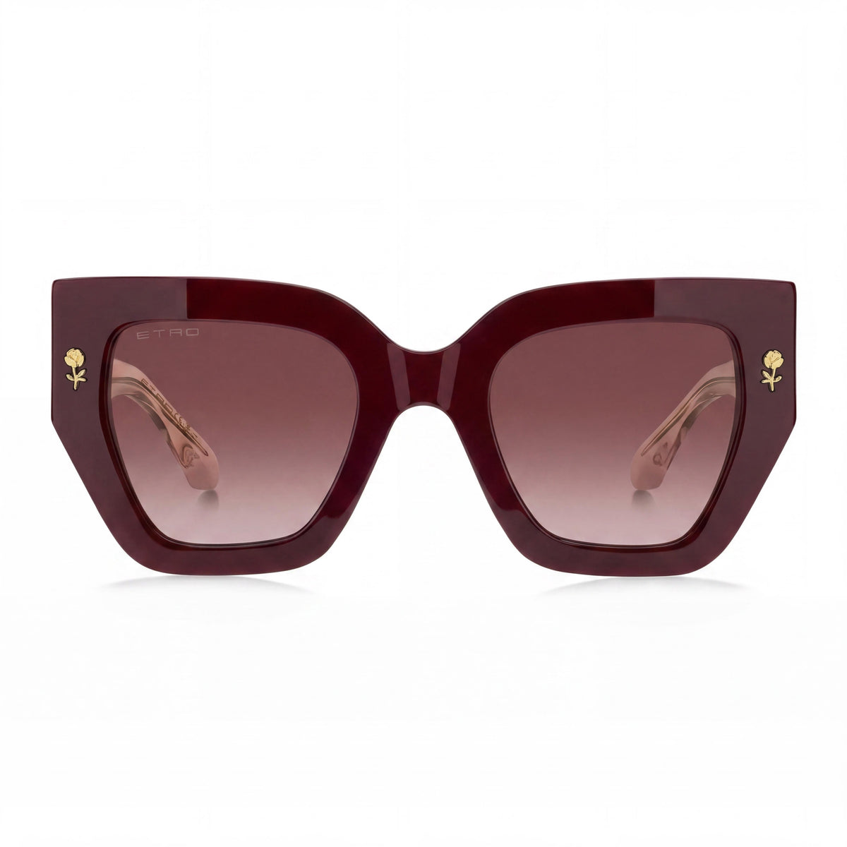 Gafas de sol para mujer Etro estilo ojo de gato en color burdeos, 50 mm, Photo 2